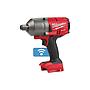 M18ONEFHIWF34-0X Llave de impacto de alto par M18 FUEL™ ONE-KEY™, recepción 3/4" con anillo de fricción, 4 modos, máximo par de apriete 1627Nm, máximo par de desapriete 2034Nm. Se suministra en versión cero, sin baterías ni cargador, en HD-box